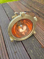 Ships lamp, Decorative ships lamp - Messing, Koper, Glas, Antiek en Kunst