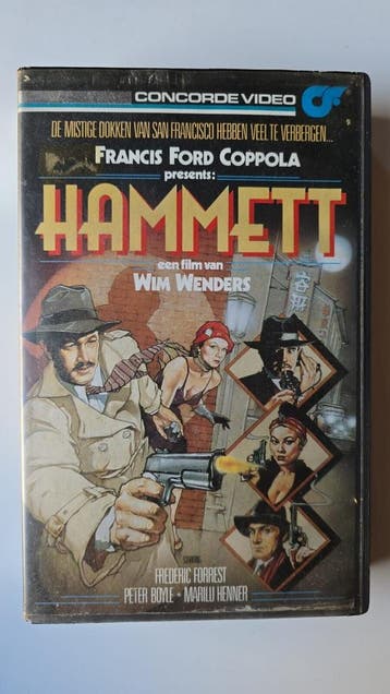 HAMMETT (EX RENTAL) ( VHS), Cd's en Dvd's, Gebruikt