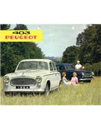 1964 PEUGEOT 403 BROCHURE NEDERLANDS, Ophalen of Verzenden