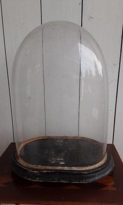 Stolp - Glas, Hout - 1920-1930 - 42cm, Antiquités & Art, Art | Art non-occidental