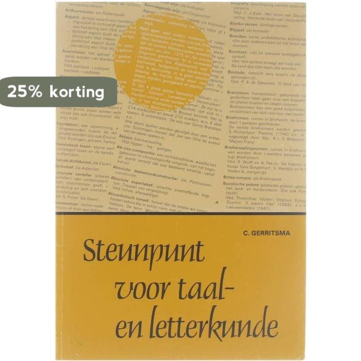 Steunpunt voor taal en letterkunde 9789003222909 Gerritsma, Boeken, Schoolboeken, Gelezen, Verzenden