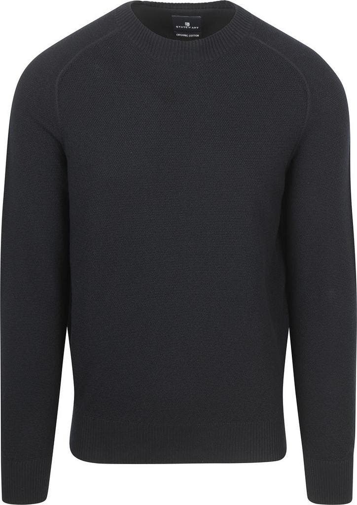 State Of Art Trui Structure Navy maat Maat 52/54 (L) Heren, Kleding | Heren, Truien en Vesten, Blauw, Nieuw, Maat 52/54 (L), Verzenden