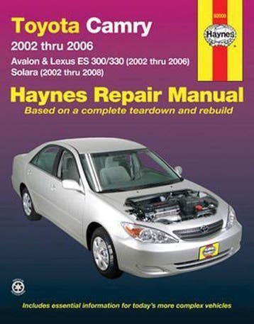 Toyota Camry, Avalon & Lexus Es 300/330 2002-06 &, Verzenden, Haynes Publishing