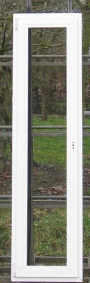 pvc terrasraam , raam , chassis , kozijn 55 x 212 wit, Doe-het-zelf en Bouw, Raamkozijnen en Schuifdeuren, Inclusief glas, Nieuw