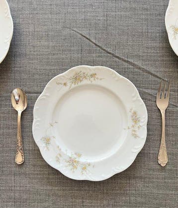 Rosenthal - Ontbijtservies (8) - Porselein - Classic Rose