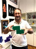 Alessandro Piano - sculptuur, Alter Ego Cubes Green -