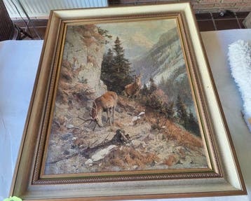 Arthur Thiele (1841-1919) - Sonnenseite Hochgebirge -