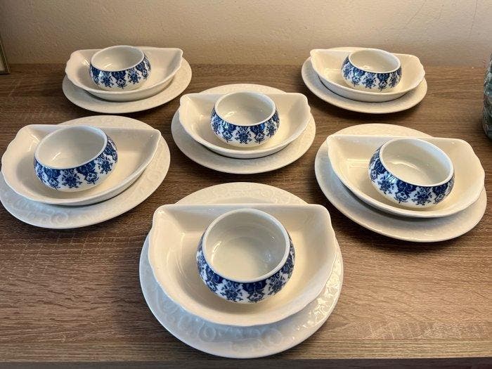 KLM - Marcel Wanders - Tafelservies (19) - Porselein, Antiquités & Art, Antiquités | Meubles | Tables
