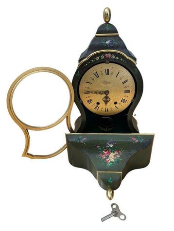 Klok - Eluxa - - Eik - 1960-1970 - Neuchâteloise Wall Clock
