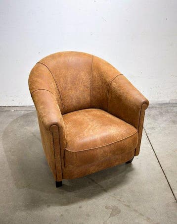 Fauteuil - Skai - style Chesterfield, Antiquités & Art