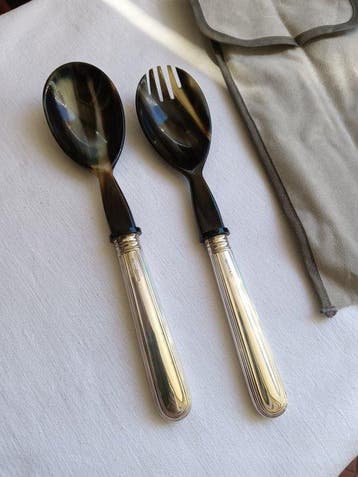 Ricci Argenteria - Couverts de service à salade (2) - Argent