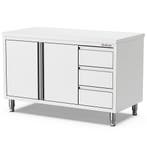 Werkbank | 700 LINE | RVS | Draaideuren + Laden (Rechts) |, Verzenden, Nieuw in verpakking