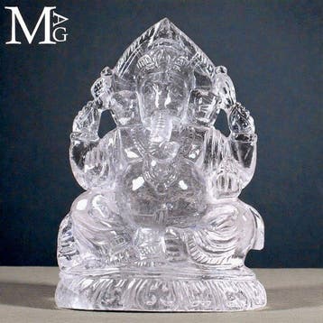 Handgesneden standbeeld van Ganesha, van uitmuntend