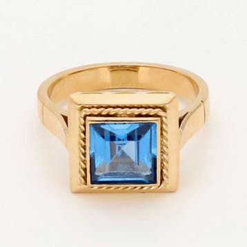 Bague - 18 carats Or jaune - Spinelle, Bijoux, Sacs & Beauté