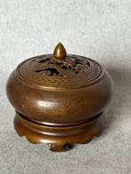 Brûleur dencens - Bronze, Antiquités & Art