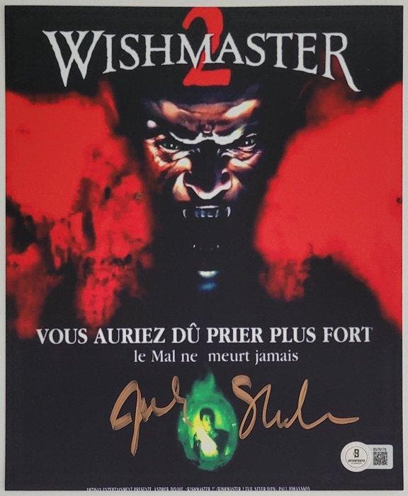 Wishmaster 2 - Jack Sholder as Film Director - Autograph,, Verzamelen, Film en Tv