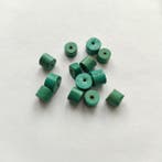 Zijderoute, Centraal-Aziatisch Turquoise Cilindrische kralen