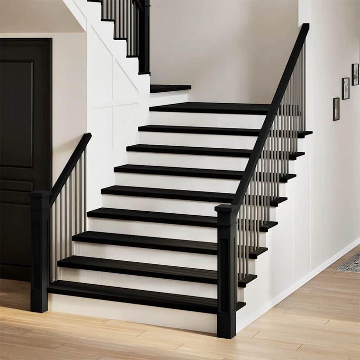 vidaXL Traptreden 8 st 120x30x2 cm massief eikenhout, Bricolage & Construction, Échelles & Escaliers, Envoi