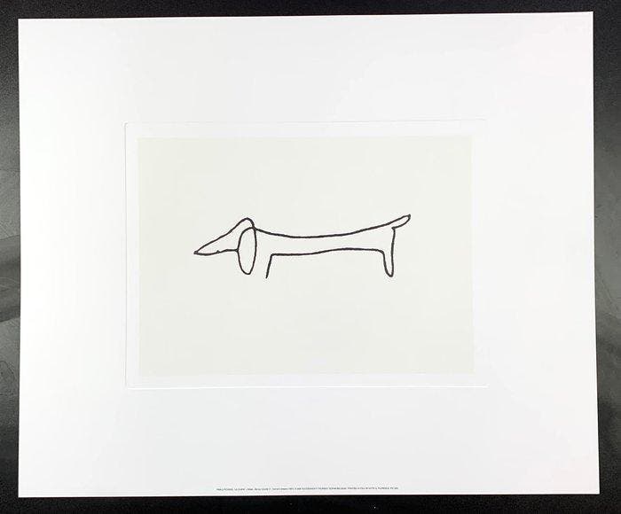 Pablo Picasso (After) - Hund Dog Le Chien, Antiquités & Art, Antiquités | Autres Antiquités