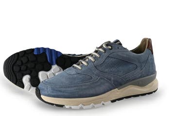 Floris van Bommel Sneakers in maat 40½ Blauw, Kleding | Heren, Schoenen, Floris van Bommel, Zo goed als nieuw, Sneakers, Verzenden