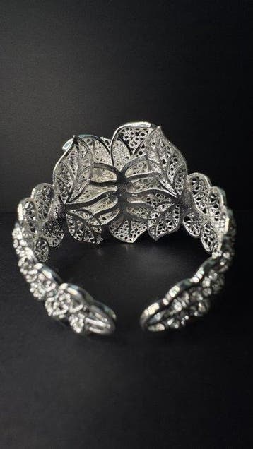 Zonder minimumprijs - Armband Zilveren armband met, Nieuw