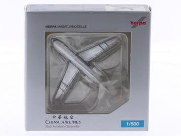 Schaal 1:500 Herpa 515498 Sud Aviation Caravelle China Ai..., Ophalen of Verzenden