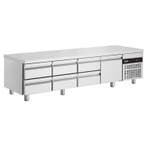 Koelwerkbank | 332L | 1 Deur (1/1 GN) + 6 Laden | 0°C/+10°C, Verzenden, Nieuw in verpakking