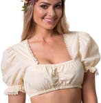 2dekans | Dressforfun Dirndlblouse Anni L - verkleedkleding, Kinderen en Baby's, Ophalen of Verzenden, Nieuw