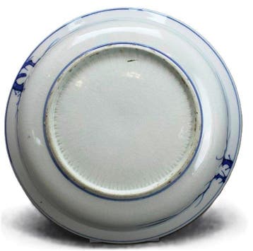 Bord - Japanese Arita Sometsuke Dish with Figure – Edo