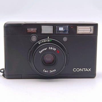 Contax Tix black with Carl Zeiss Sonnar T 2,8/28mm |, Nieuw