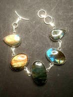 Labradorite - Bracelet - 3,3 cm de largeur