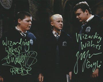 Harry Potter - Signed by Josh Herdman (Gregory Goyle) and, Nieuw