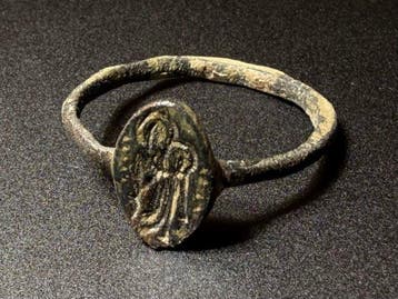 Middeleeuwen, kruisvaardersperiode Brons Symbolische zegel –