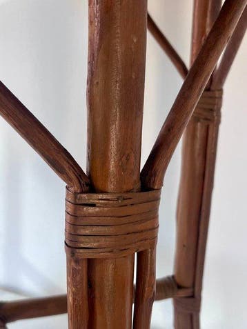 Table dappoint - Rotin, Bois dur - de rotin et bois