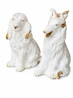 Decoratief ornament (2) - Italië - Hondenbeeld, Antiek en Kunst