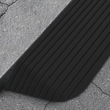 vidaXL Drempelhulpen 2 st 110x32x3,8 cm rubber, Verzenden