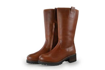 Mysa Laarzen in maat 39 Bruin, Kleding | Dames, Schoenen, Hoge laarzen, Bruin, Verzenden, Zo goed als nieuw