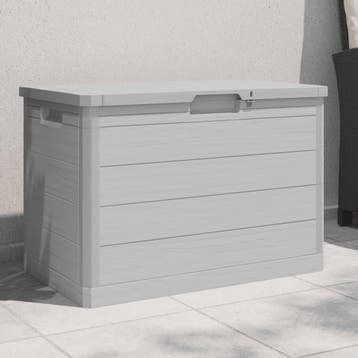 vidaXL Kussenbox 77,5x44,5x53 cm polypropeen grijs, Tuin en Terras, Bergingen en Tuinkasten, Verzenden, Nieuw