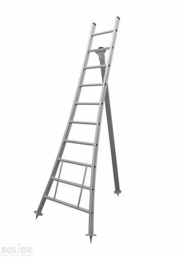 Solide plukladder 10 sporten – 2.75m, Doe-het-zelf en Bouw, Ladders en Trappen, Ophalen of Verzenden, Nieuw, Ladder, 2 tot 4 meter