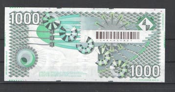 Nederland. - 1000 Gulden - 1994 - Pick 102 (Zonder