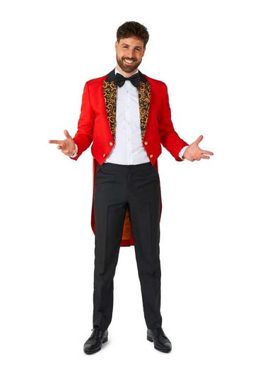 Circus Rood Rokkostuum Heren Suitmeister, Verzenden, Nieuw