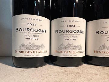 2024 Henri de Villamont Pinot Noir Prestige - Bourgogne -, Nieuw