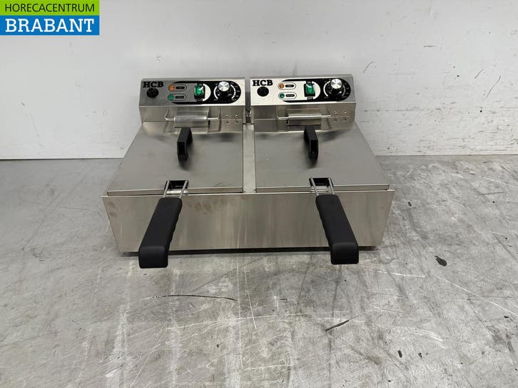 Friteuse double en acier inoxydable Friteuse 2 x 6 litres 2, Zakelijke goederen, Horeca | Overige, Verzenden