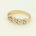 Bague - 18 carats Or jaune Diamant (Naturelle), Bijoux, Sacs & Beauté