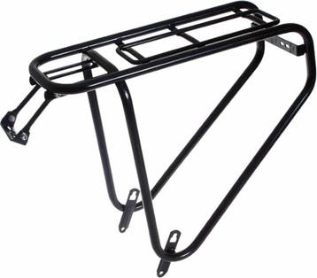 Steco Power Safety bagagedrager glanzend zwart, Fietsen en Brommers, Verzenden, Nieuw, Steco