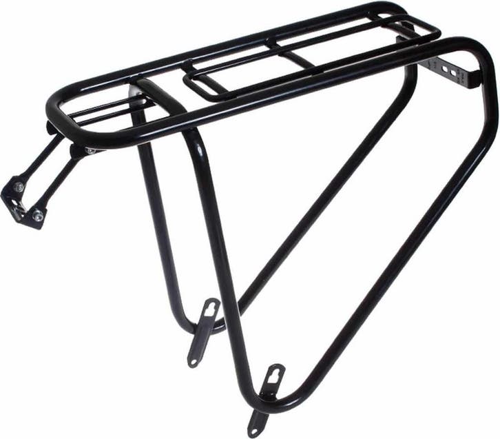 Steco Power Safety bagagedrager glanzend zwart, Vélos & Vélomoteurs, Vélos Pièces, Envoi