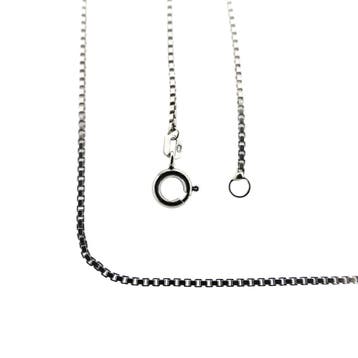 Witgouden Venetiaanse schakelketting, Ophalen of Verzenden, Gebruikt, Goud, Goud