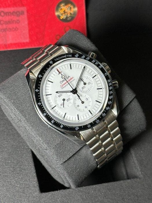 Omega - Speedmaster Professional Moonwatch White -, Handtassen en Accessoires, Horloges | Heren