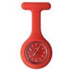 Fako - Verpleegstershorloge - Siliconen Deluxe - Rood, Verzenden