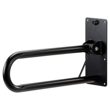 Toiletbeugel opklapbaar 56 cm - Mat zwart, Ophalen of Verzenden, Nieuw
